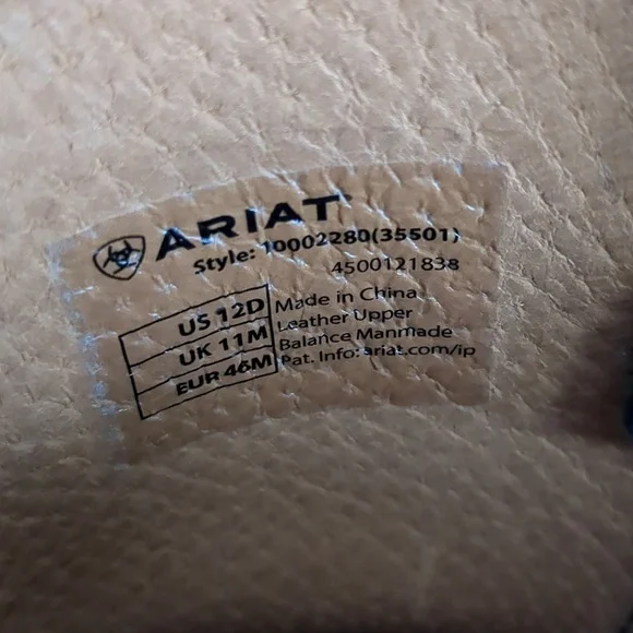 Ariat Heritage Roper Western Cowboy Boots 35501Men's Sz 12D